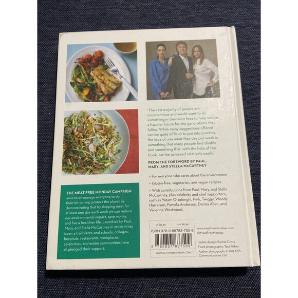 The Meat Free Monday Cookbook - Hardcover By McCartney, Paul, Etc. VG - Picture 3 of 3